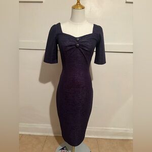 Collectif Dolores Navy Dress